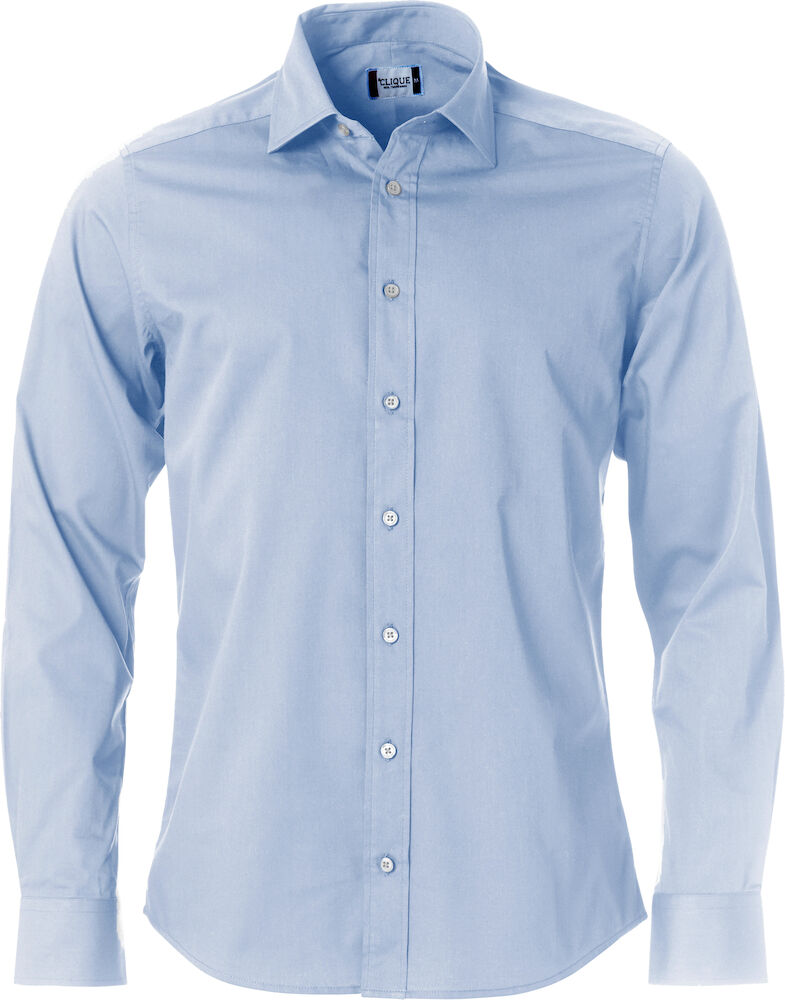 Clique Beveiliging Overhemd / Blouse Heren met Borstlogo (V-tje) - van Clique - Nu voor maar €46.95 bij Workwear 2 Day