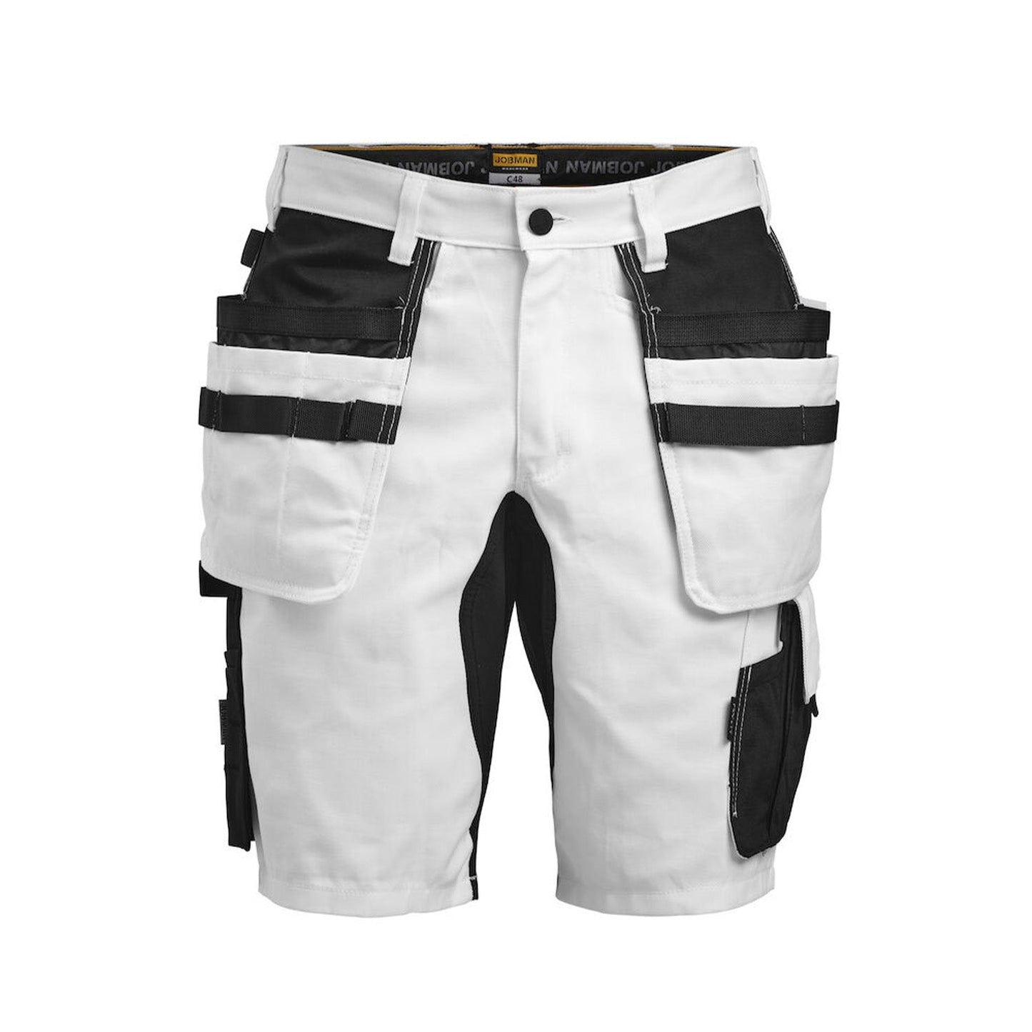 Jobman Schilder Korte Werkbroek Stretch Heren Wit - van Jobman - Nu voor maar €94.95 bij Workwear 2 Day