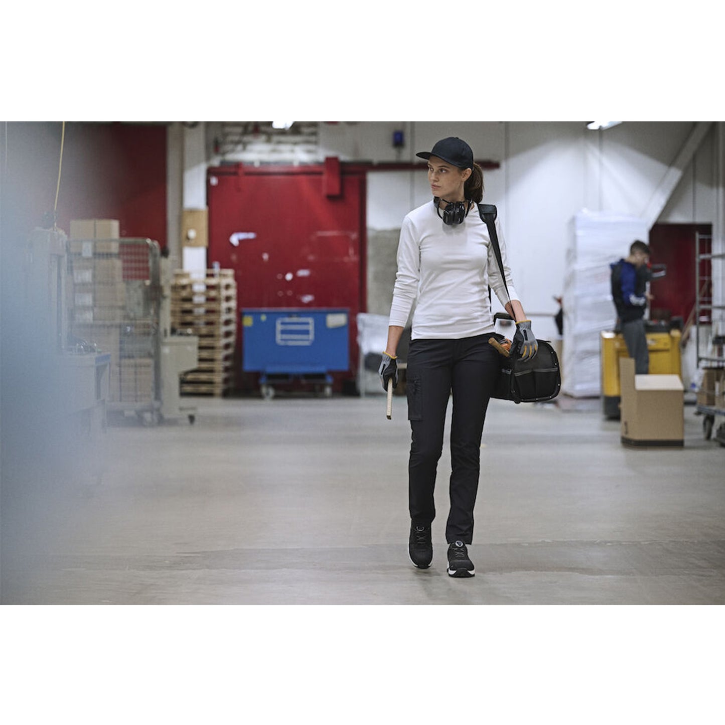 Jobman Werkbroek Service 4-way stretch Dames Zwart - van Jobman - Nu voor maar €79.95 bij Workwear 2 Day