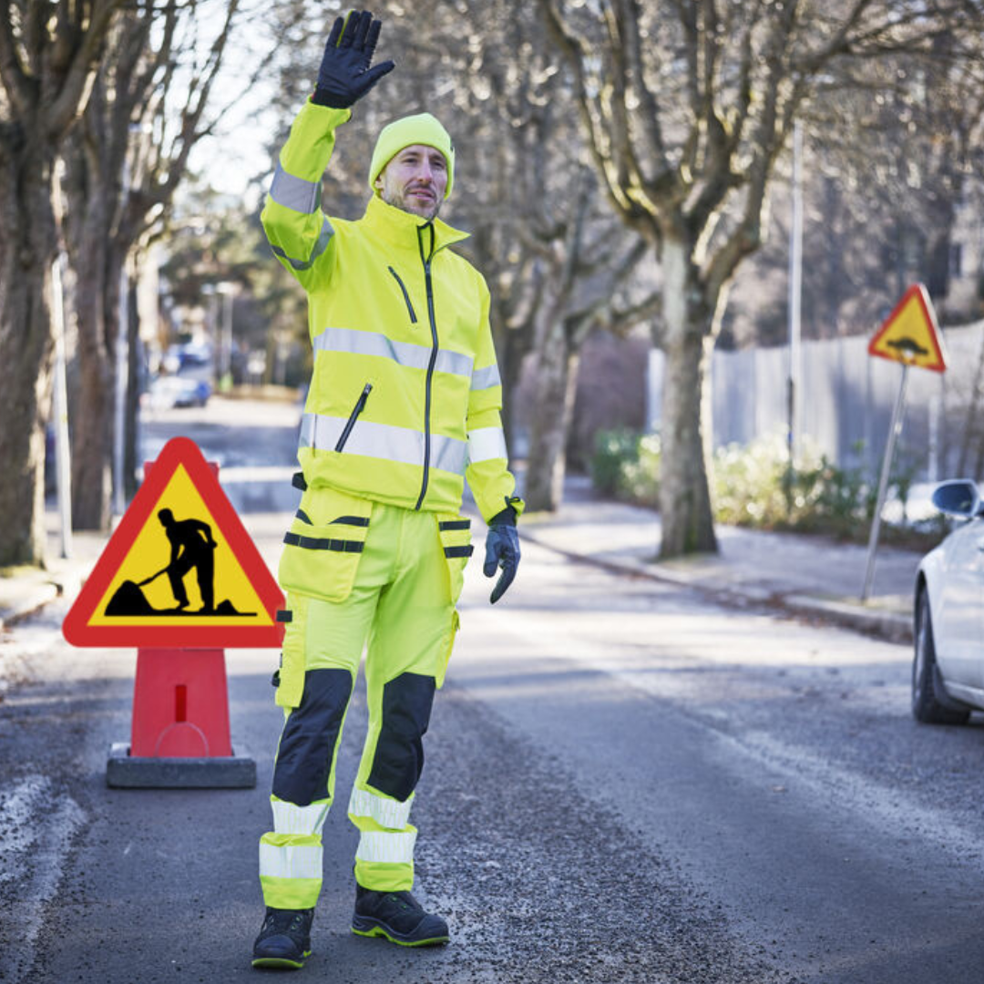 Jobman Hi-Vis Softshell Jacket