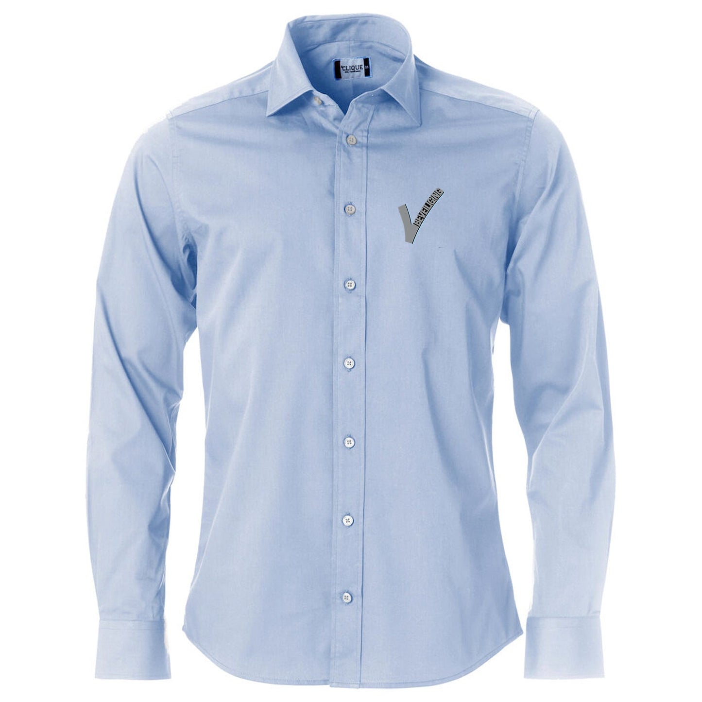 Clique Beveiliging Overhemd / Blouse Heren met Borstlogo (V-tje) - van Clique - Nu voor maar €46.95 bij Workwear 2 Day