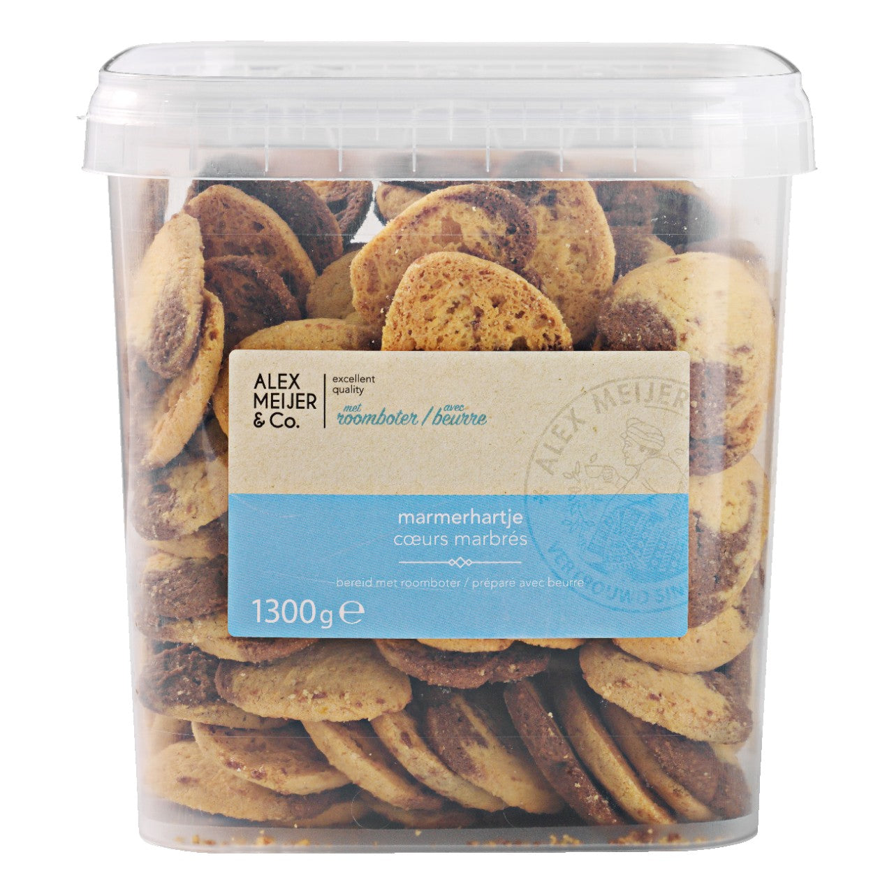 Alex Meijer Koekemmer Roomboter Marmerhartje - 1300 gram - van Workwear 2 Day - Nu voor maar €19.95 bij Workwear 2 Day