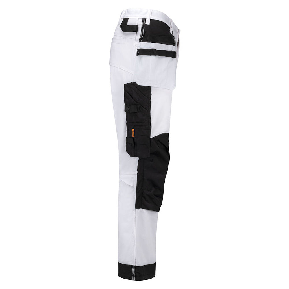 Jobman Schilder Werkbroek Stretch Heren Wit - van Jobman - Nu voor maar €124.95 bij Workwear 2 Day