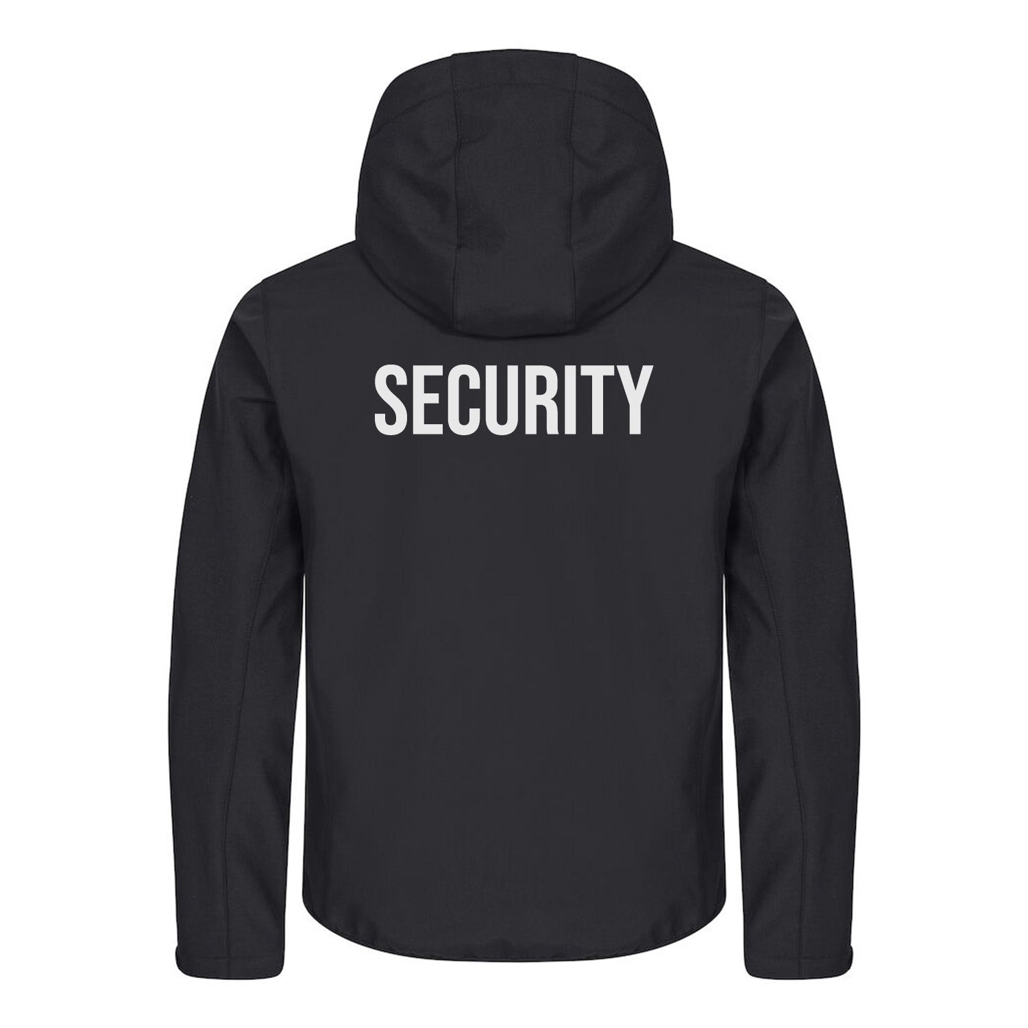 Clique Beveiliging Softshell Jas met capuchon Heren met Borst- en Ruglogo - van Clique - Nu voor maar €59.95 bij Workwear 2 Day
