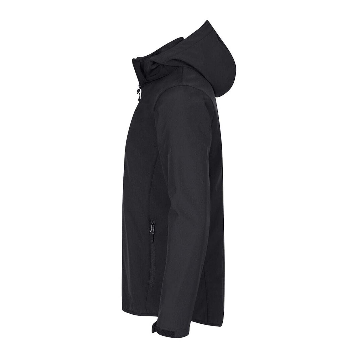 Clique Beveiliging Softshell Jas met capuchon Heren met Borst- en Ruglogo - van Clique - Nu voor maar €59.95 bij Workwear 2 Day