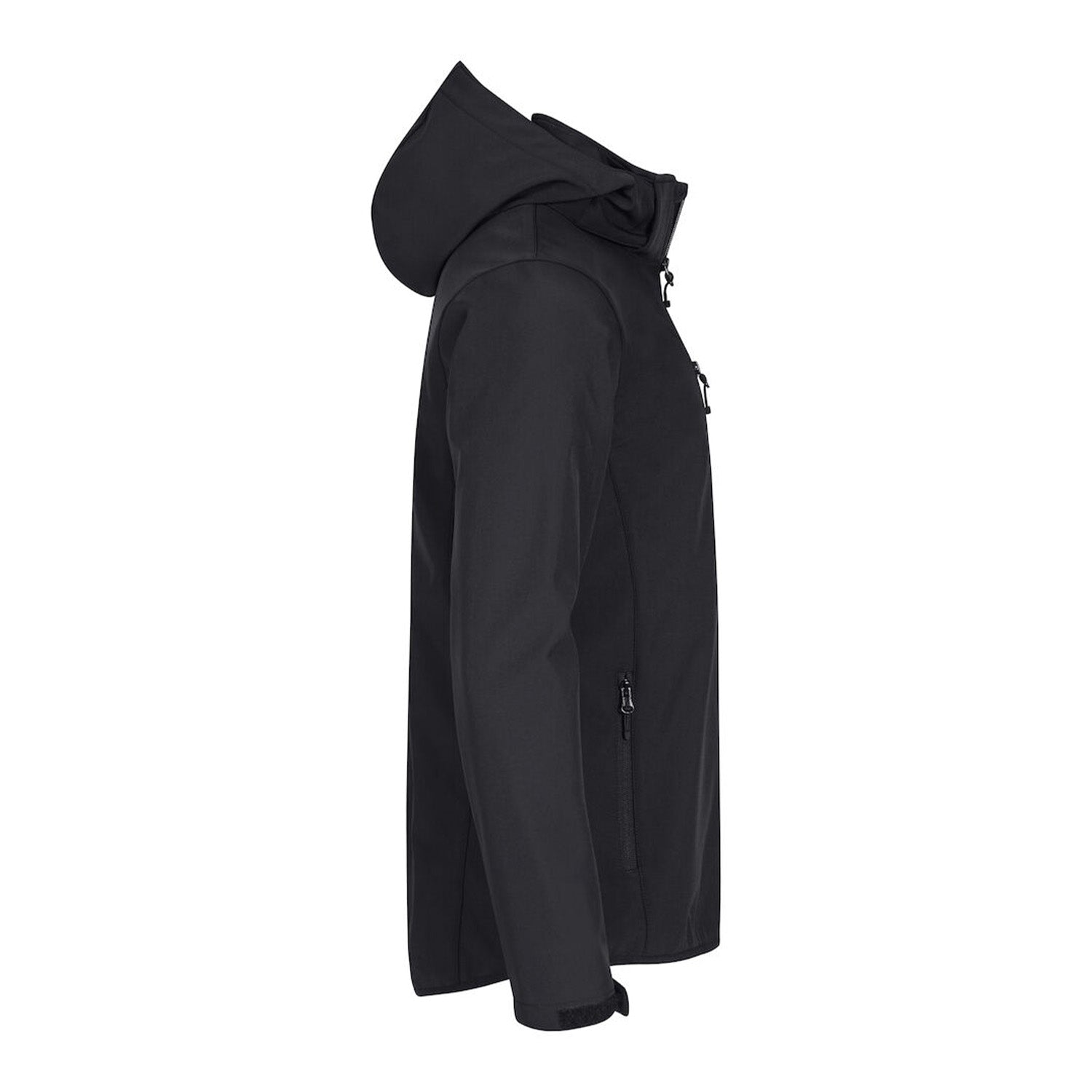 Clique Beveiliging Softshell Jas met capuchon Heren met Borst- en Ruglogo - van Clique - Nu voor maar €59.95 bij Workwear 2 Day