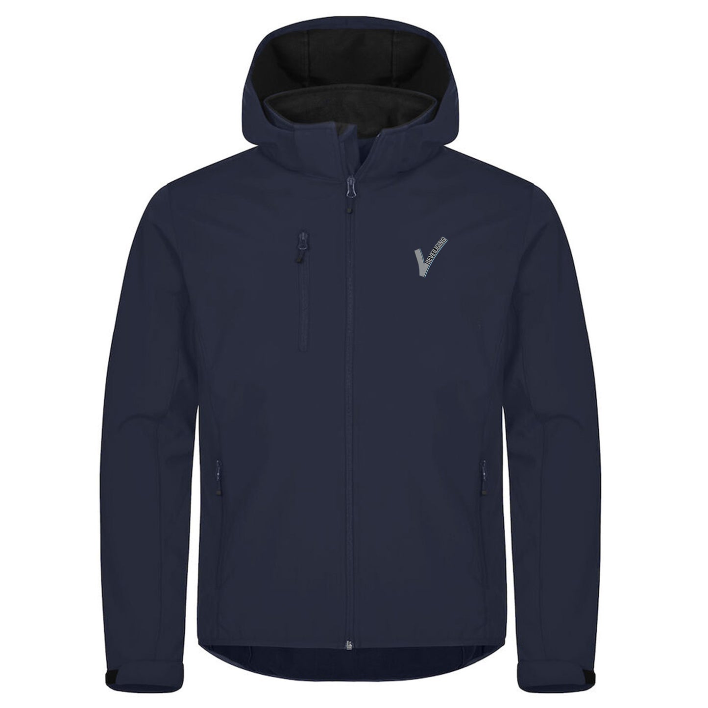 Clique Beveiliging Softshell Jas met capuchon Heren met Borst- en Ruglogo - van Clique - Nu voor maar €59.95 bij Workwear 2 Day