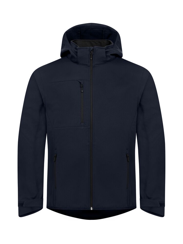 Clique Classic Softshell 2 in 1 jas met Capuchon