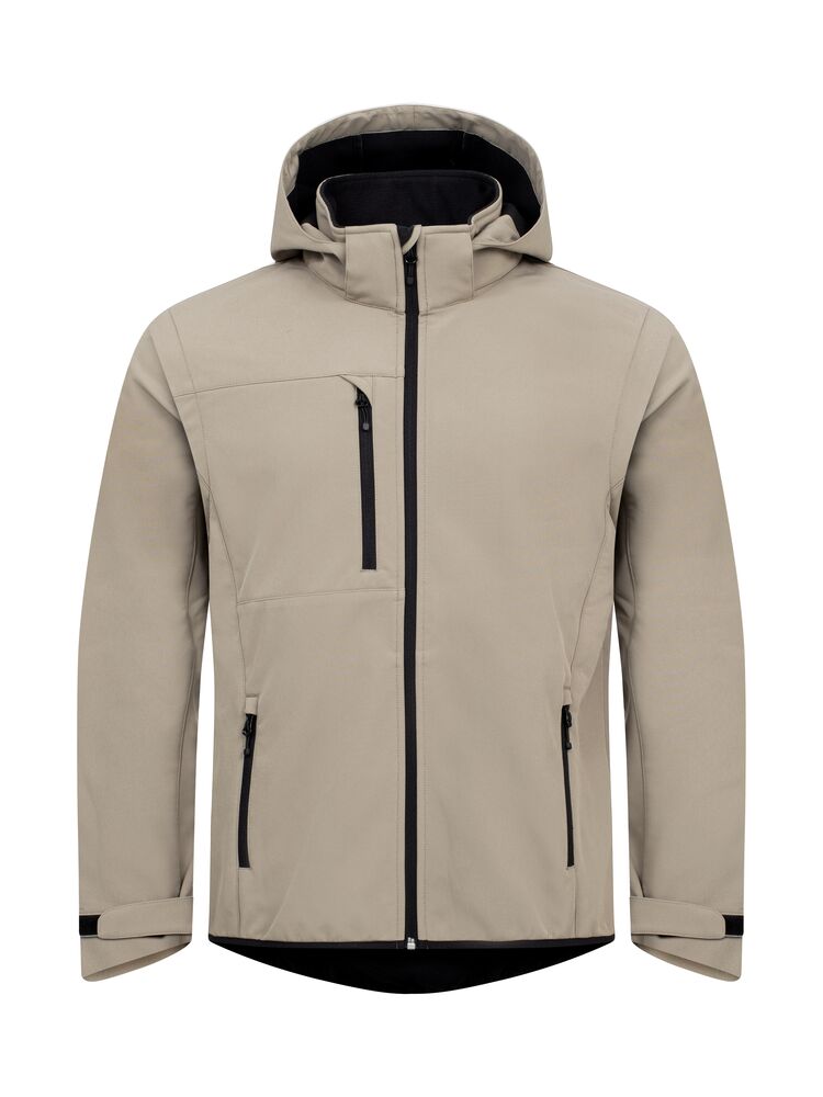 Clique Classic Softshell 2 in 1 jas met Capuchon