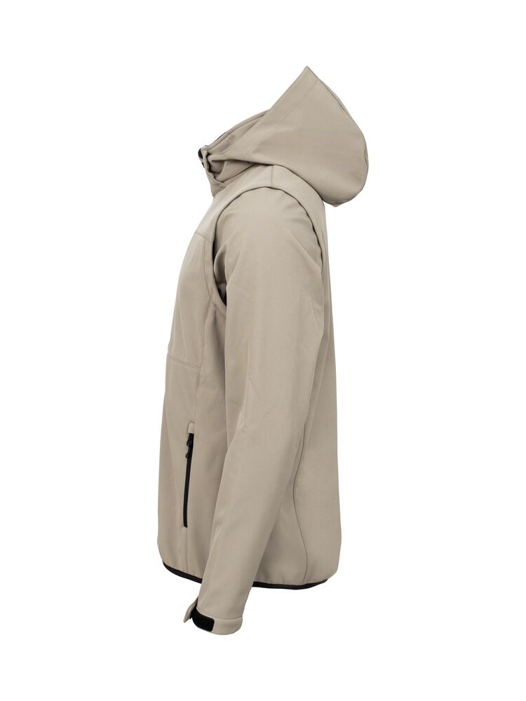Clique Classic Softshell 2 in 1 jas met Capuchon