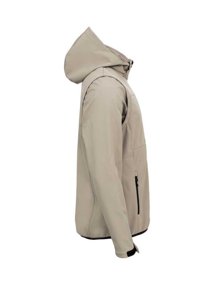 Clique Classic Softshell 2 in 1 jas met Capuchon