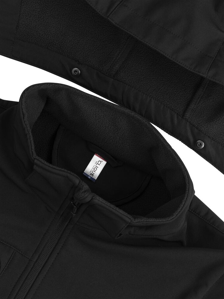 Clique Classic Softshell 2 in 1 jas met Capuchon
