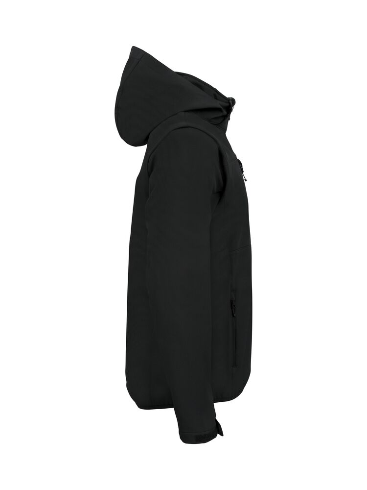 Clique Classic Softshell 2 in 1 jas met Capuchon
