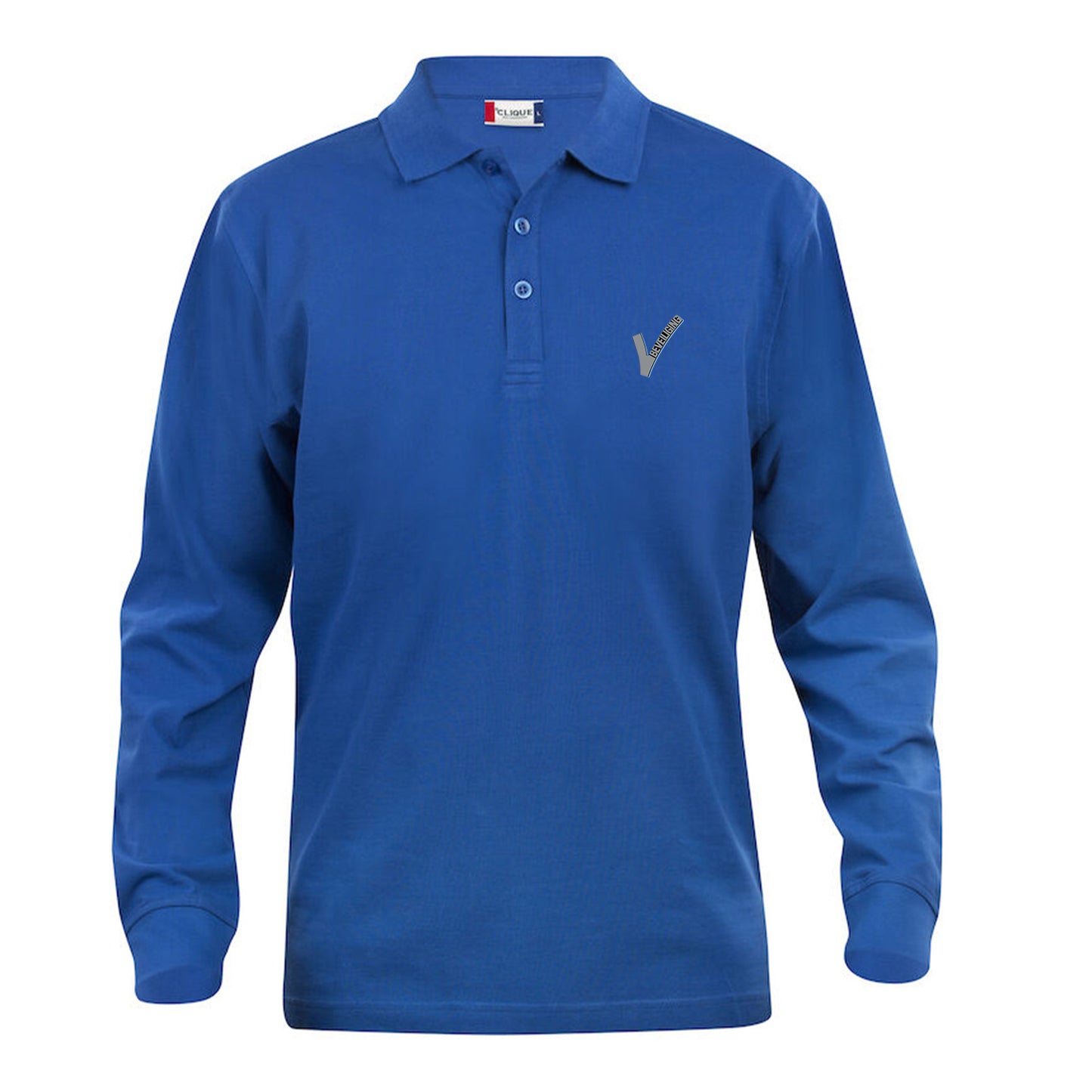 Clique Beveiliging Polo Lange mouw Heren met Borst- en Ruglogo - van Clique - Nu voor maar €34.95 bij Workwear 2 Day