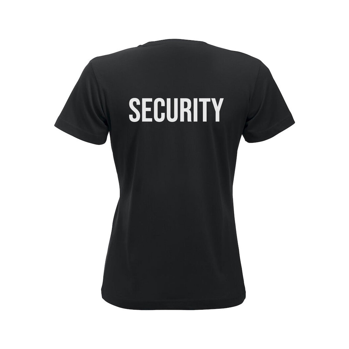 Clique Beveiliging T-shirt Dames Zwart met Borst- en Ruglogo - van Clique - Nu voor maar €17.95 bij Workwear 2 Day