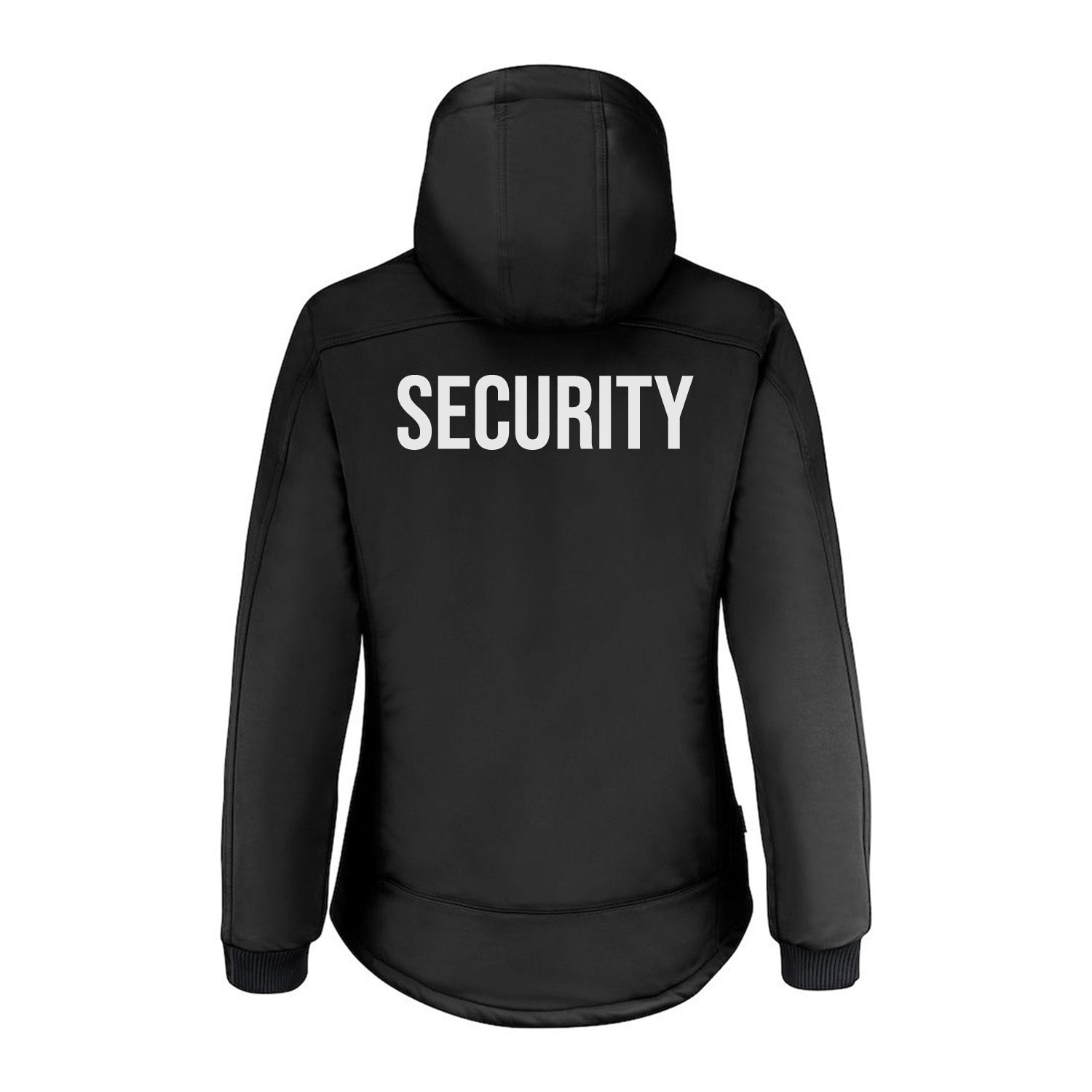 Jobman Beveiliging Winter Softshell jas Dames Zwart Met Borst- en Ruglogo - van Jobman - Nu voor maar €114.95 bij Workwear 2 Day