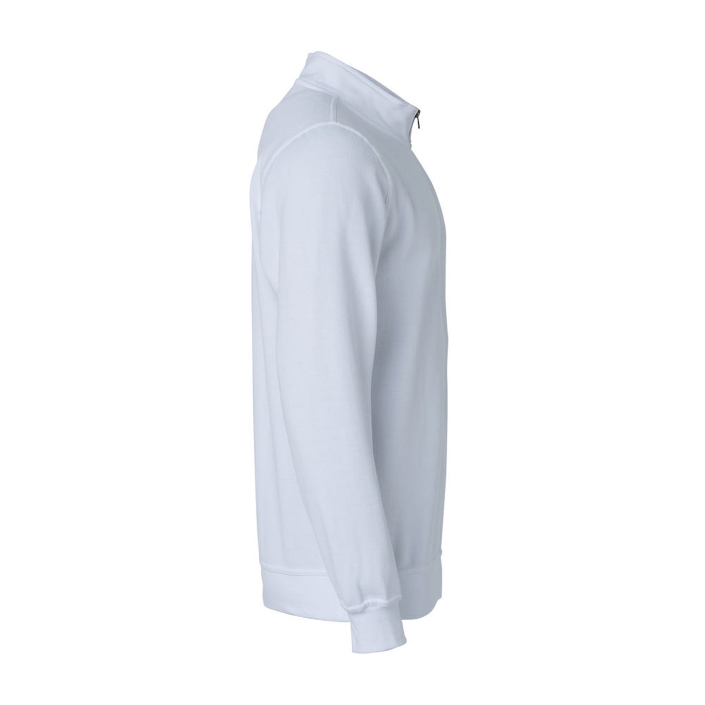 Clique Schilder Sweater met rits half zip Wit - van Clique - Nu voor maar €27.95 bij Workwear 2 Day