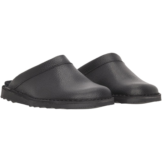 GEVAVI 2165 Leren Herenmuil Zwart