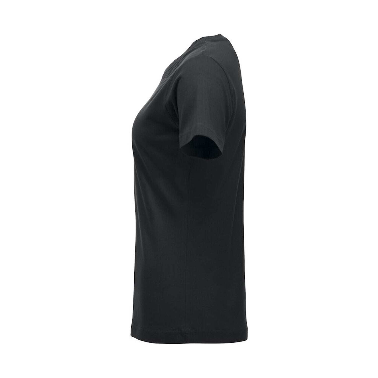 Clique Beveiliging T-shirt Dames Zwart met Borst- en Ruglogo - van Clique - Nu voor maar €17.95 bij Workwear 2 Day