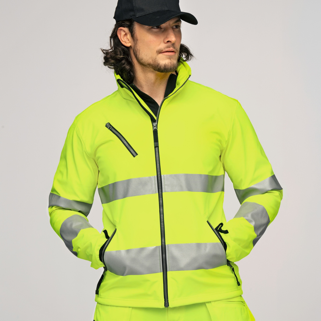 Jobman Hi-Vis Softshell Jacket