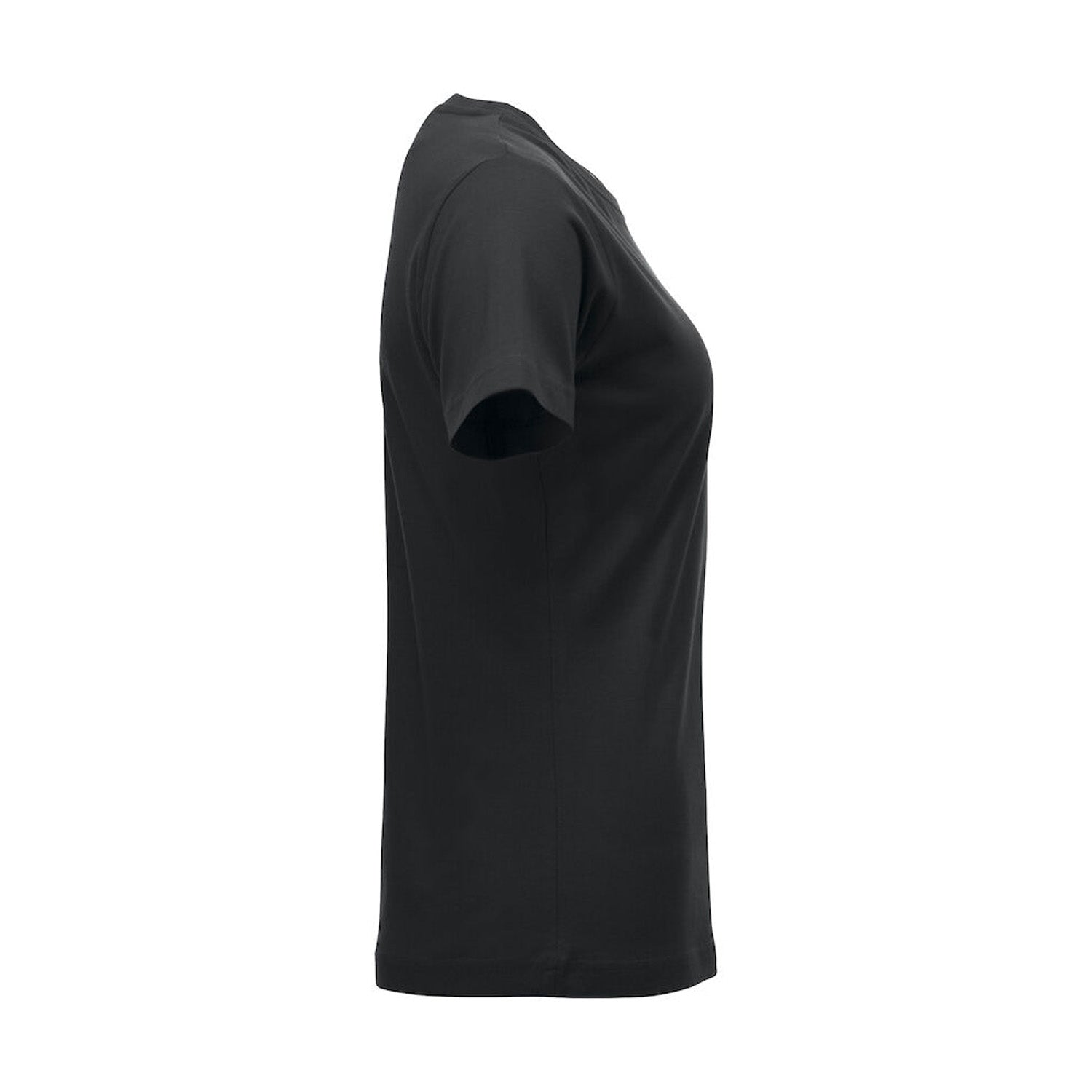 Clique Beveiliging T-shirt Dames Zwart met Borst- en Ruglogo - van Clique - Nu voor maar €17.95 bij Workwear 2 Day