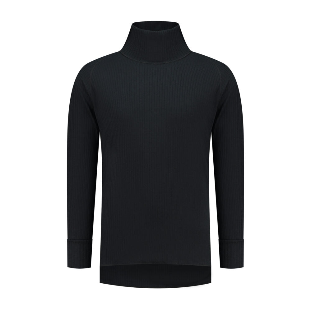 JS Thermoshirt Lange Mouw met Col Zwart - van JS - Nu voor maar €17.95 bij Workwear 2 Day