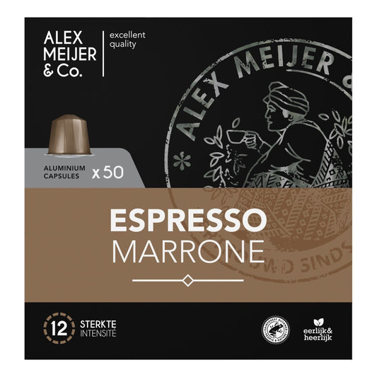 Alex Meijer Espresso Marrone Capsules (50 Cups)