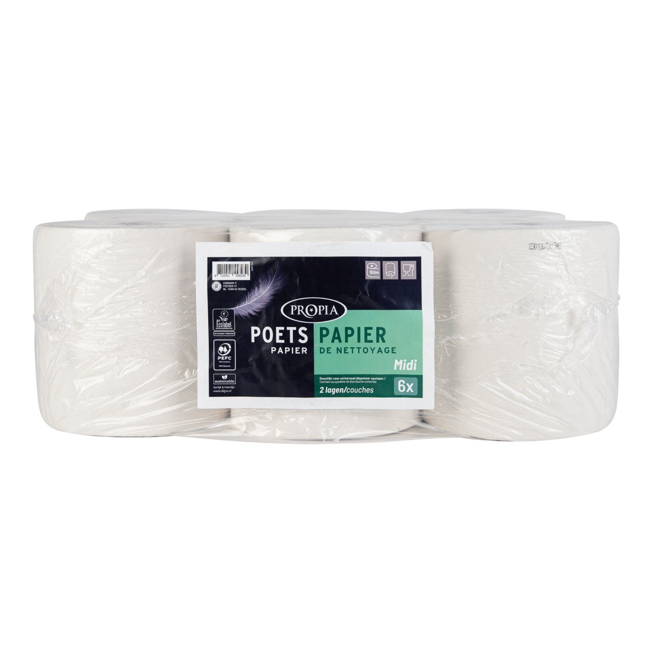 Propia Poetspapier midi (6 rollen x 108 meter) - van Propia - Nu voor maar €42.95 bij Workwear 2 Day
