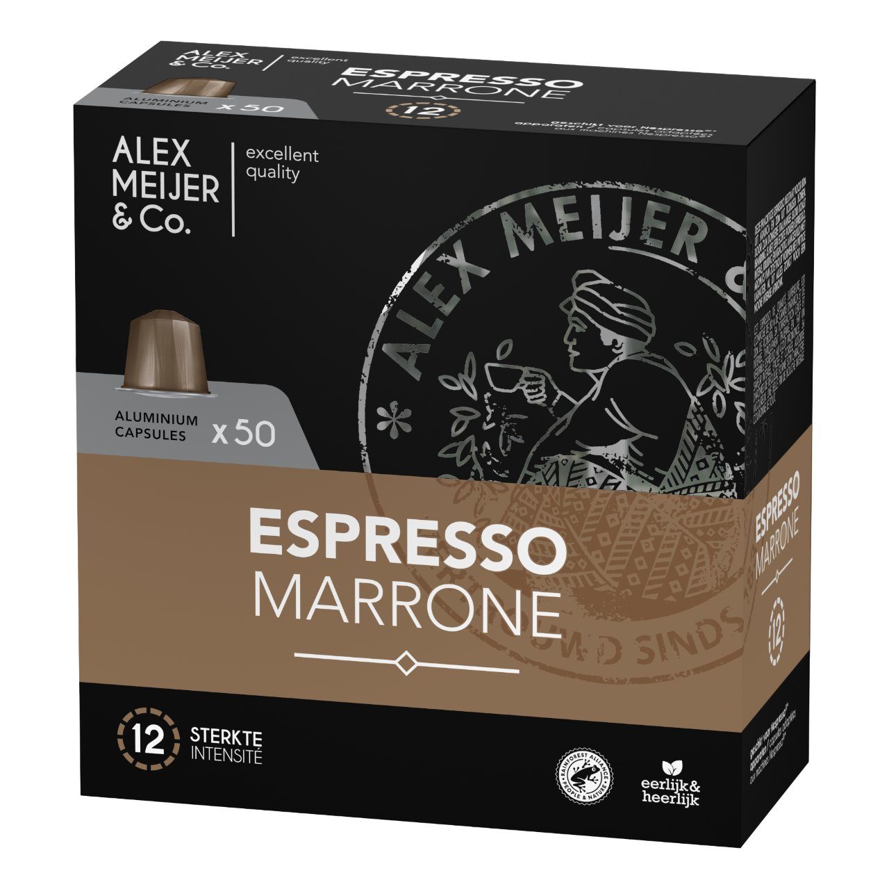 Alex Meijer Espresso Marrone Capsules (50 Cups)
