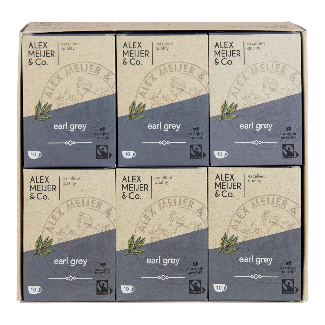 Alex Meijer Earl Grey Thee (6 pakken x 10 zakjes x 1,5 gram) - van Alex Meijer - Nu voor maar €5.49 bij Workwear 2 Day
