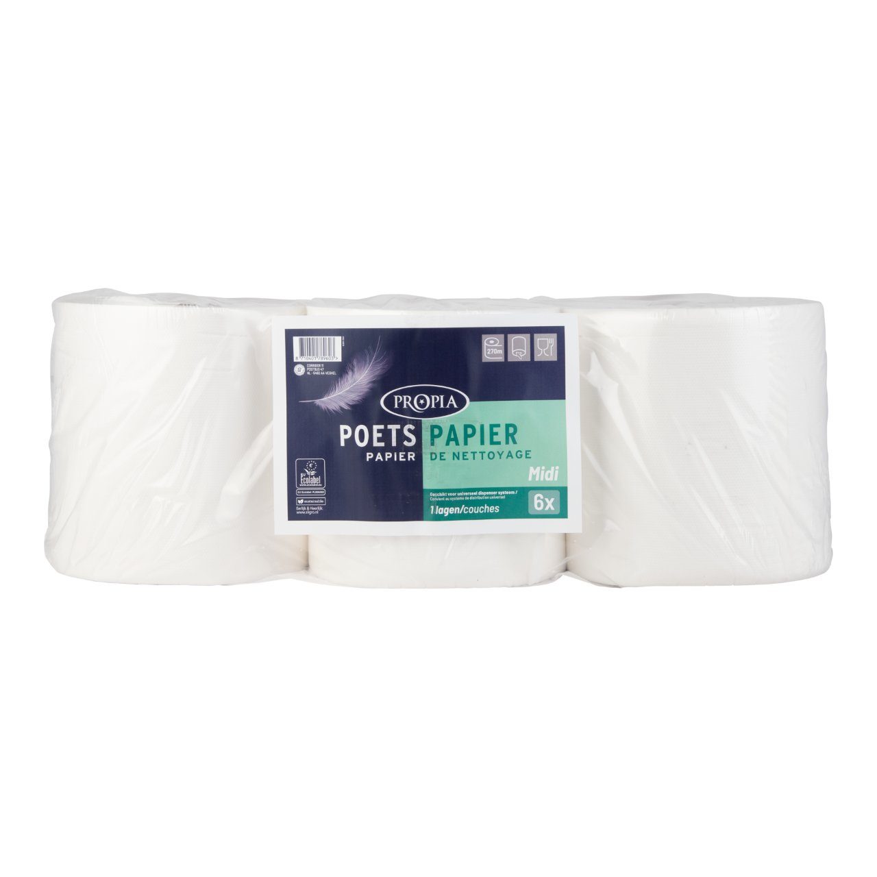Propia Poetspapier midi 1-laags (6 Rollen) - van Propia - Nu voor maar €33.95 bij Workwear 2 Day