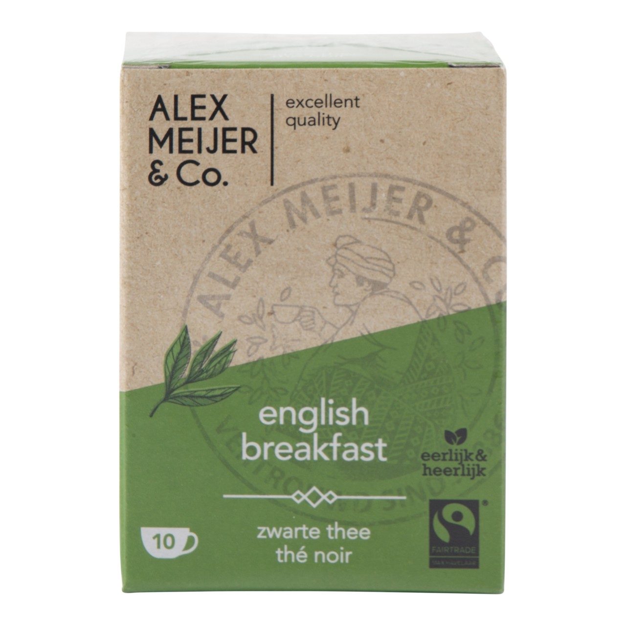 Alex Meijer Engelse Melange Thee (6 pakken x 10 zakjes x 2 gram) - van Alex Meijer - Nu voor maar €4.95 bij Workwear 2 Day