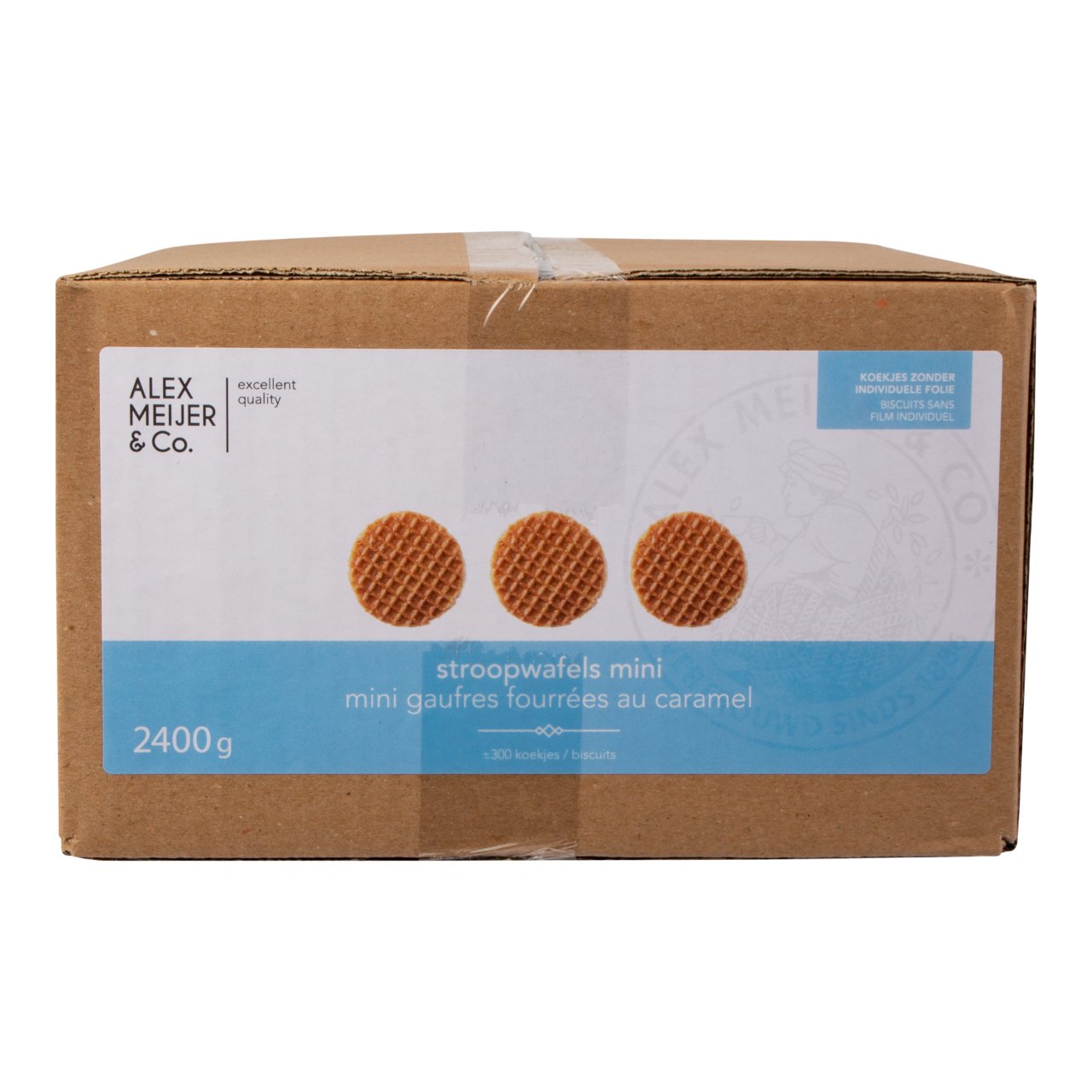 Alex Meijer Mini Stroopwafels (Doos 300 stuks) - van Workwear 2 Day - Nu voor maar €34.95 bij Workwear 2 Day