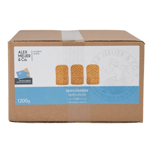 Alex Meijer Speculaasjes (Doos 150 stuks) - van Alex Meijer - Nu voor maar €19.95 bij Workwear 2 Day