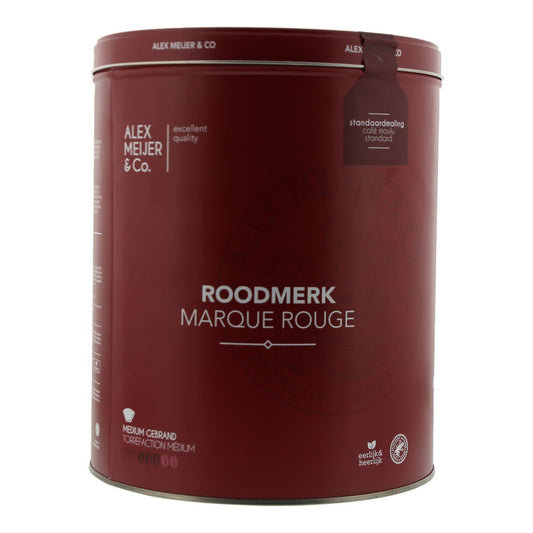 Alex Meijer Roodmerk Gemalen Koffie Standaard Blik (2,5 Kilo) - van Alex Meijer - Nu voor maar €68.95 bij Workwear 2 Day