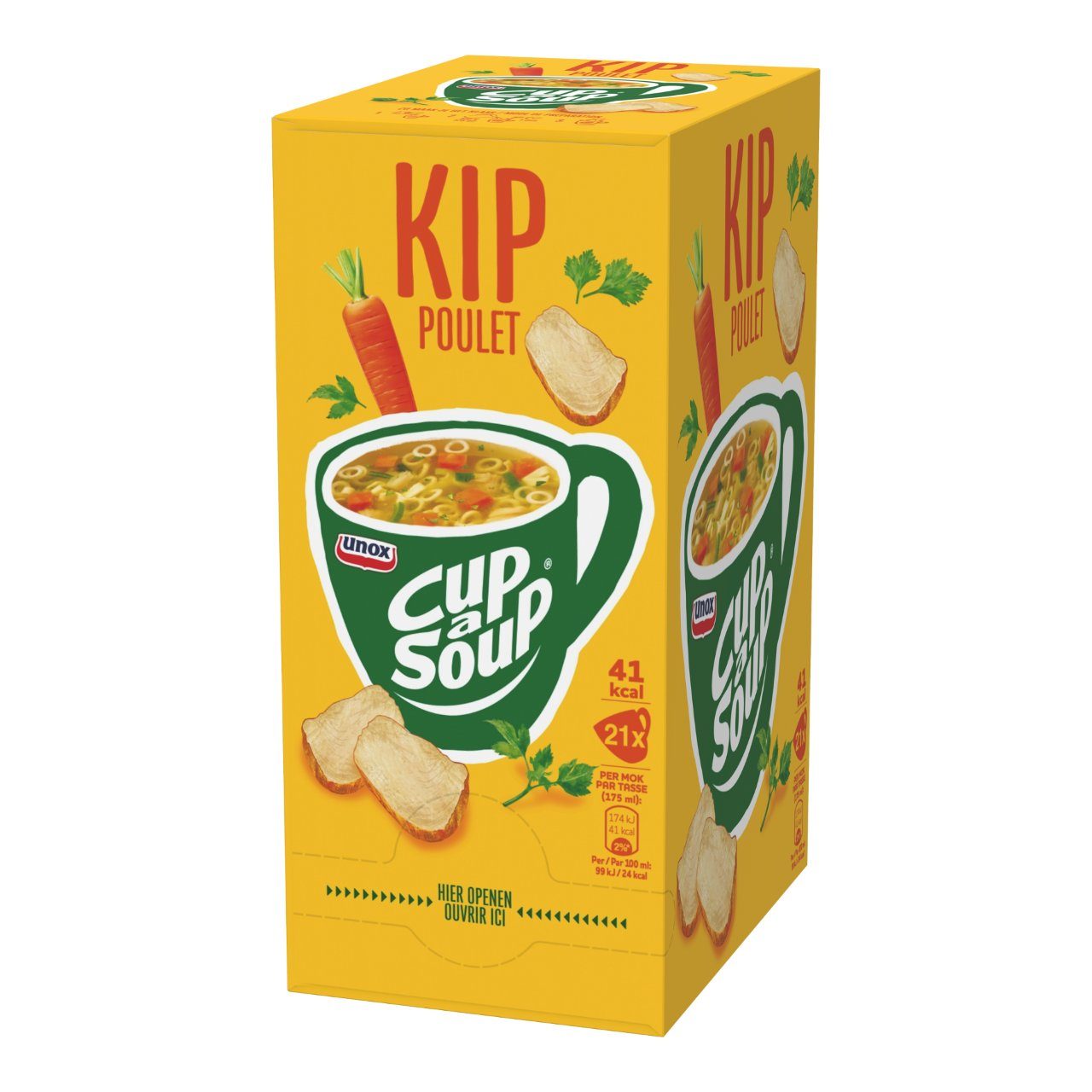 Unox Cup A Soup kip 21x 175ml - van Unox - Nu voor maar €15.95 bij Workwear 2 Day