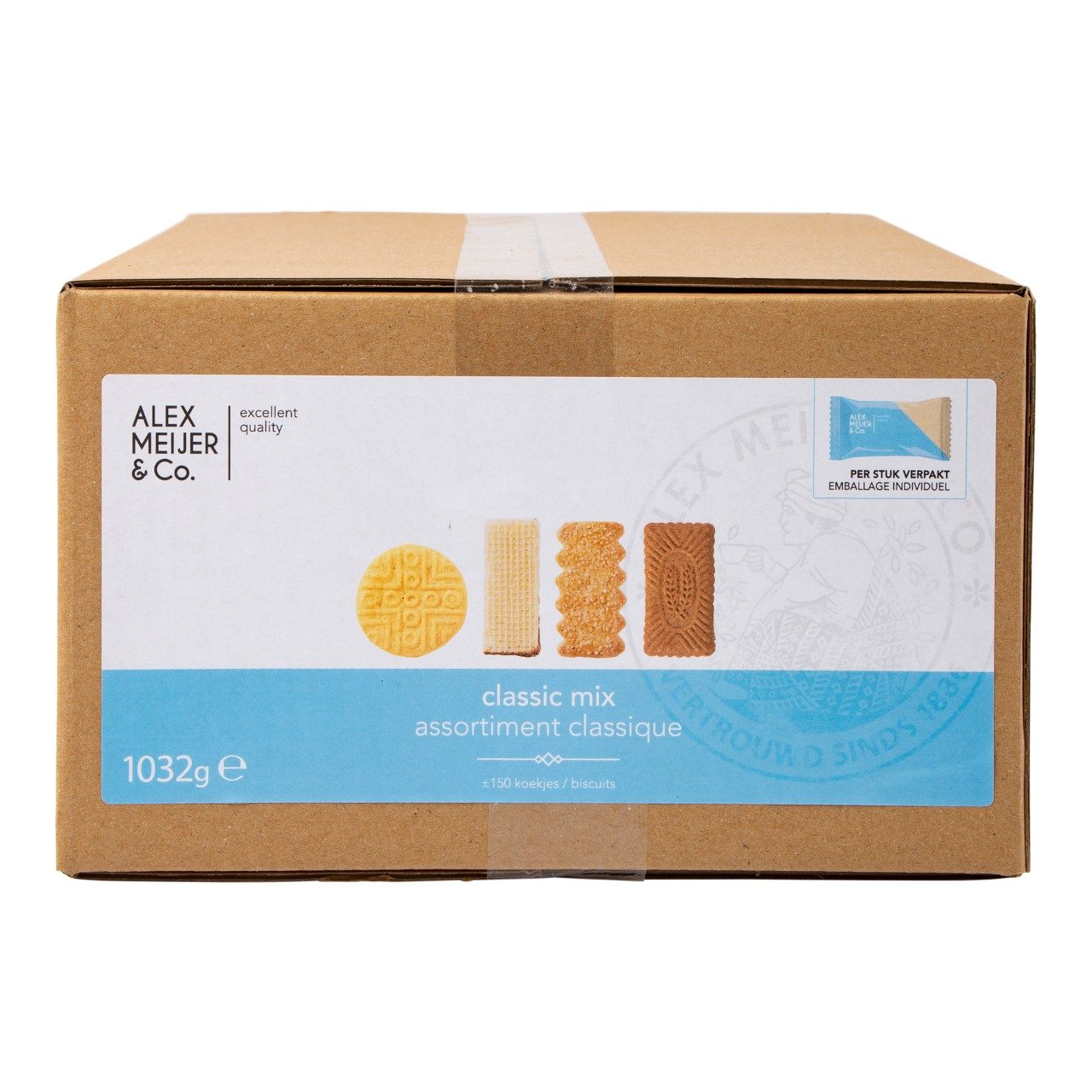 Alex Meijer Koekjesmix Classic Assorti (Doos 150 stuks) - van Alex Meijer - Nu voor maar €19.95 bij Workwear 2 Day