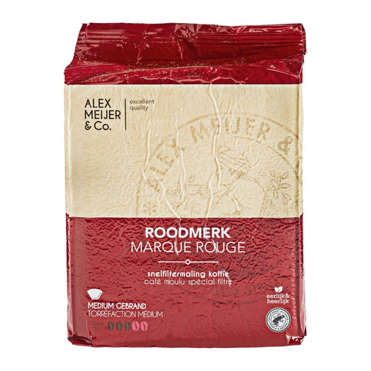 Alex Meijer Roodmerk Gemalen Koffie Snelfiltermaling (1,5 Kilo) - van Alex Meijer - Nu voor maar €31.49 bij Workwear 2 Day
