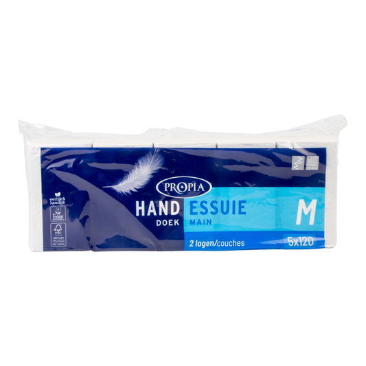 Propia Handdoek papier 2-laags (600 stuks) - van Propia - Nu voor maar €23.49 bij Workwear 2 Day