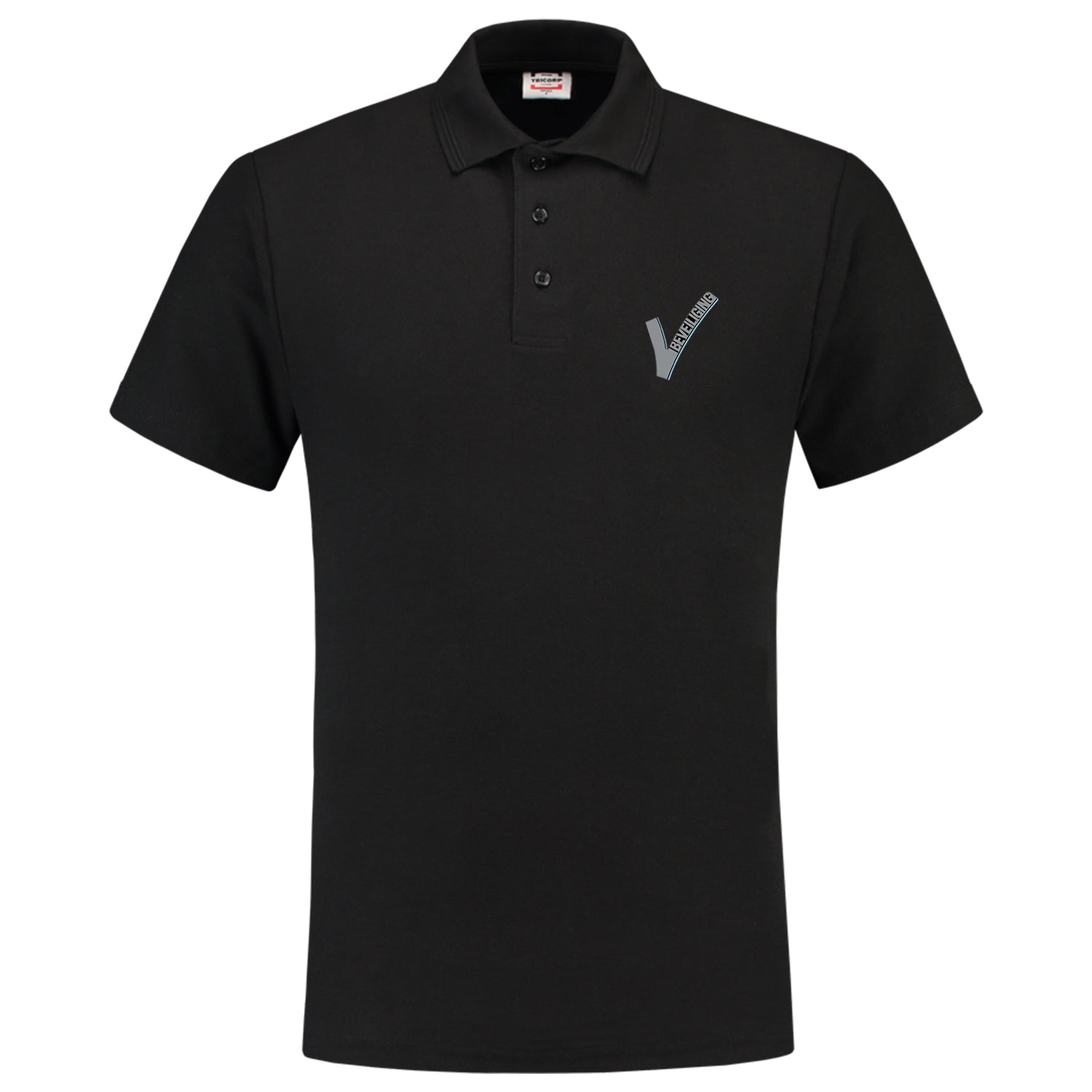 Tricorp Beveiliging Polo Zwart Met Borst- en Ruglogo - van Tricorp - Nu voor maar €34.95 bij Workwear 2 Day