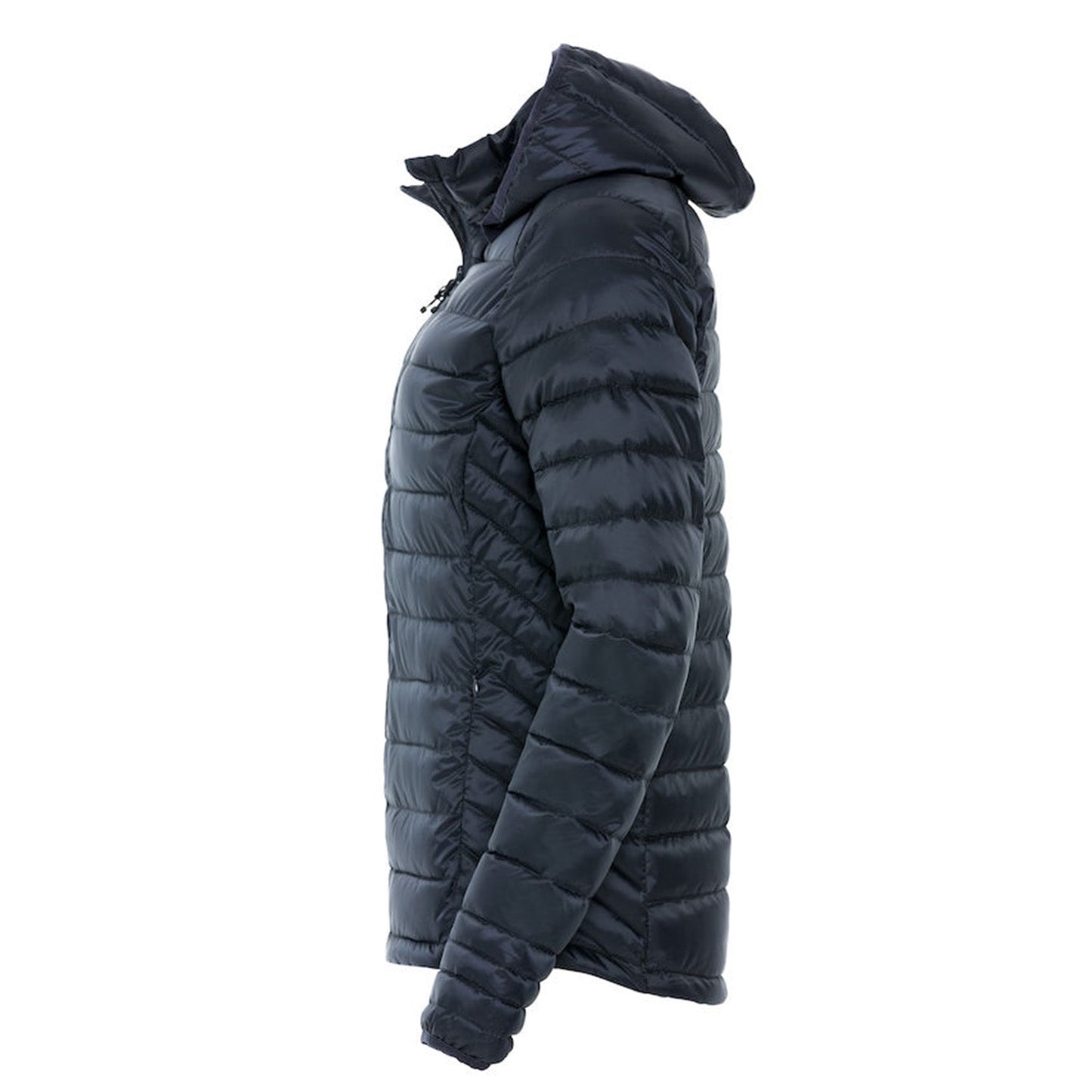 Clique Jas Imitatie Dons Gevoerd met Capuchon Hudson Dames - van Clique - Nu voor maar €72.95 bij Workwear 2 Day