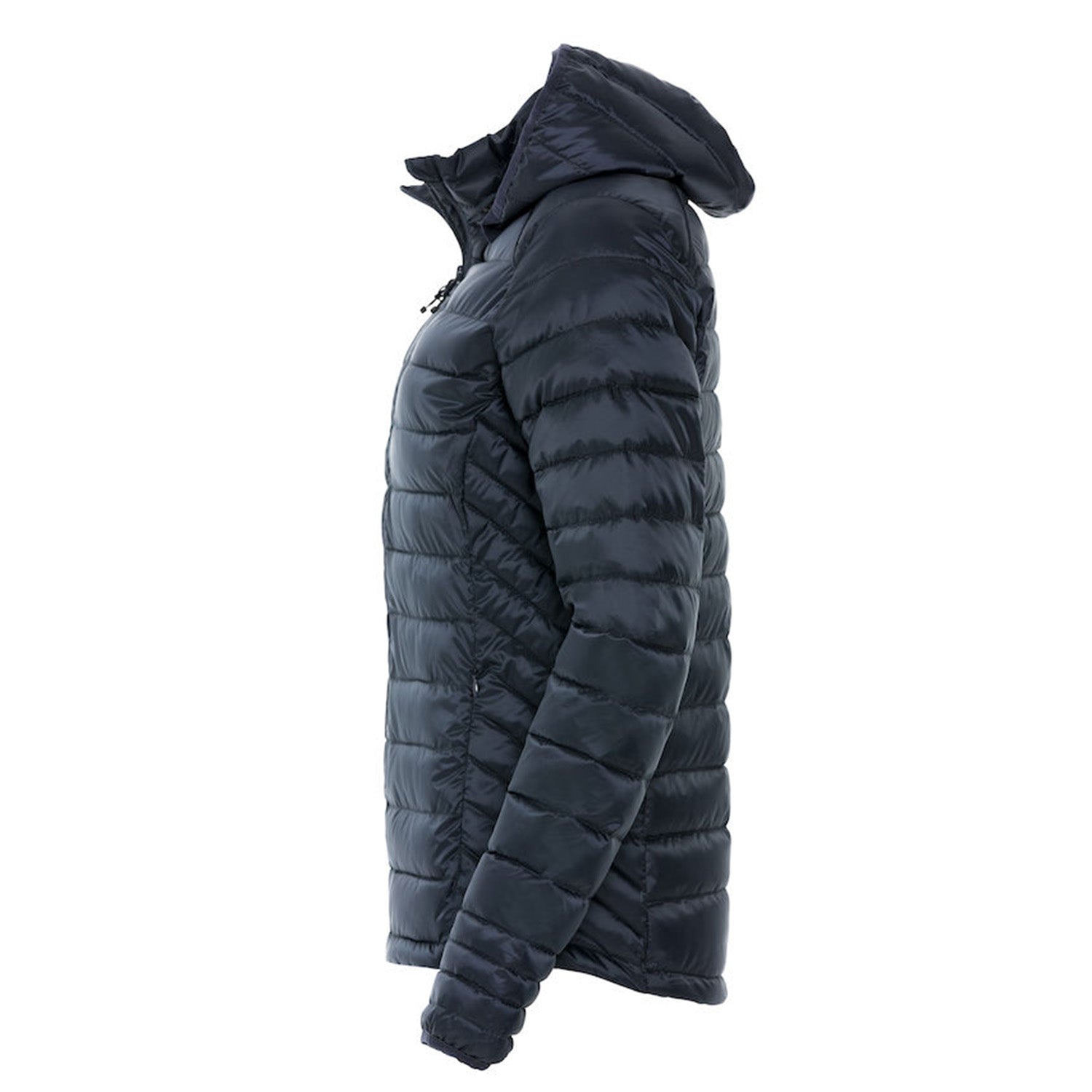 Clique Jas Imitatie Dons Gevoerd met Capuchon Hudson Dames - van Clique - Nu voor maar €72.95 bij Workwear 2 Day