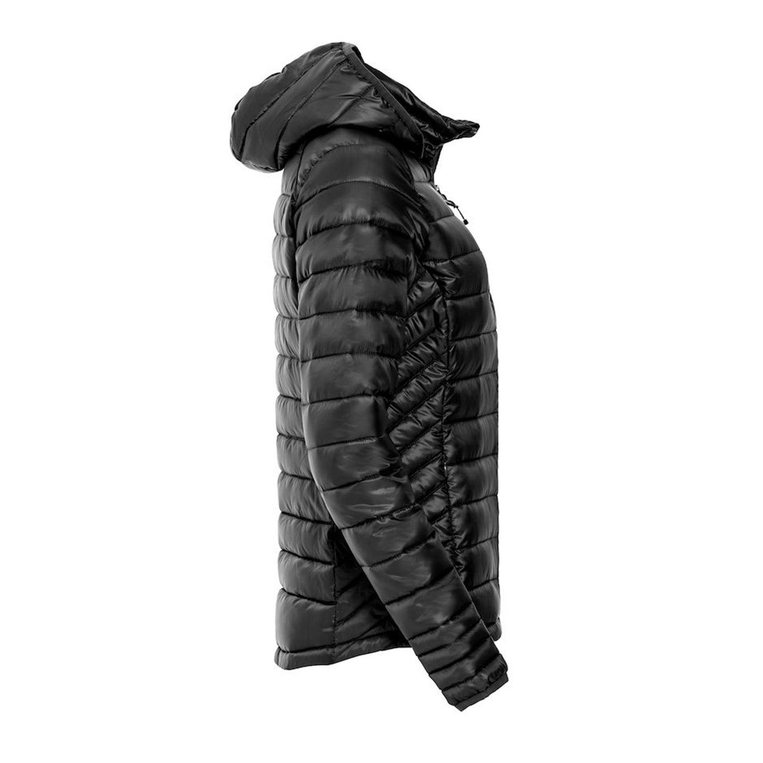Clique Jas Imitatie Dons Gevoerd met Capuchon Hudson Dames - van Clique - Nu voor maar €72.95 bij Workwear 2 Day