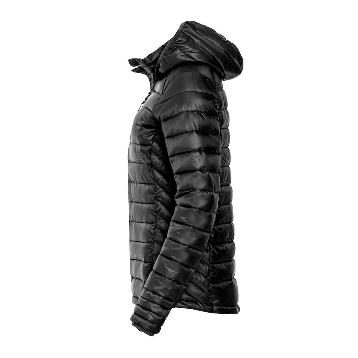 Clique Jas Imitatie Dons Gevoerd met Capuchon Hudson Dames - van Clique - Nu voor maar €72.95 bij Workwear 2 Day