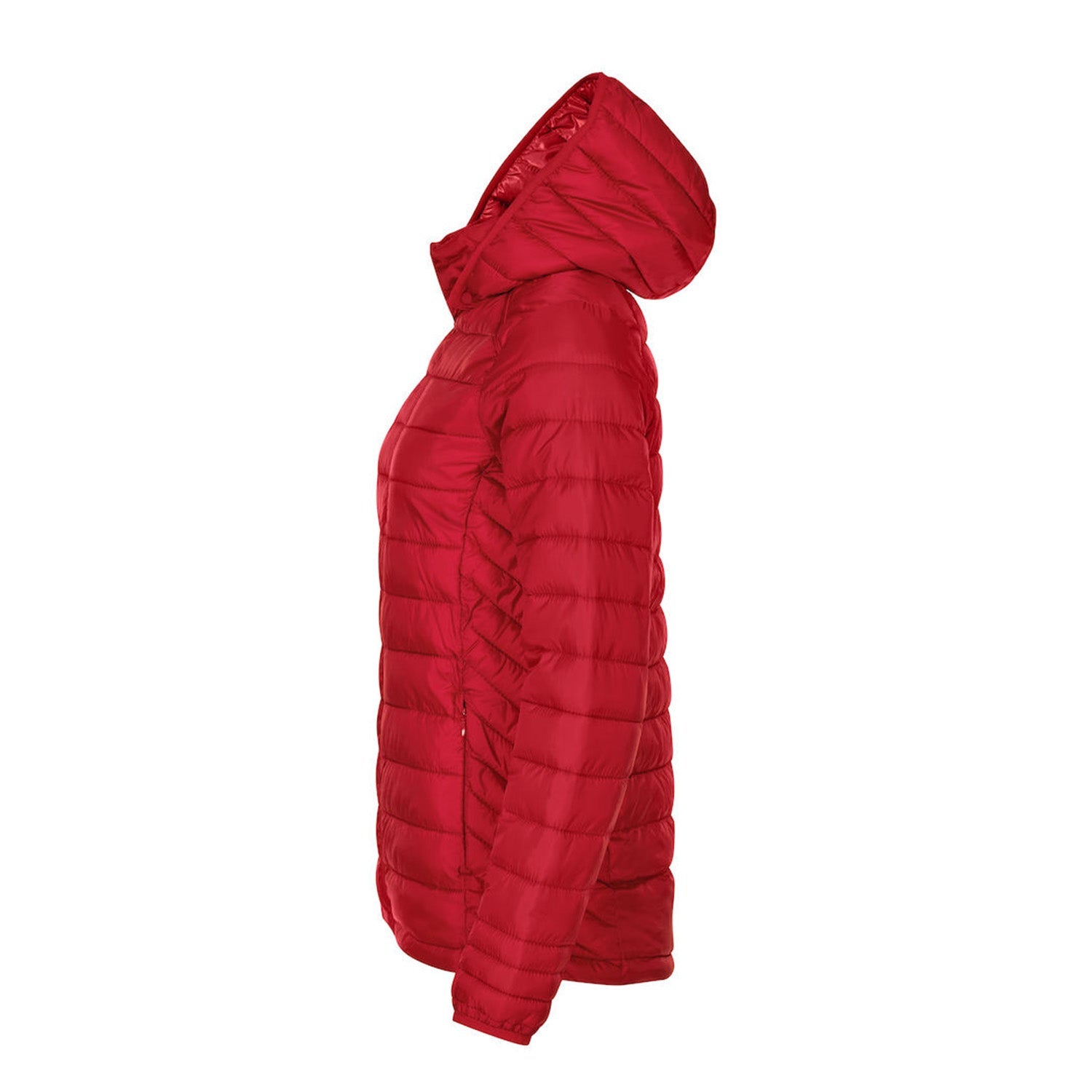 Clique Jas Imitatie Dons Gevoerd met Capuchon Hudson Dames - van Clique - Nu voor maar €72.95 bij Workwear 2 Day