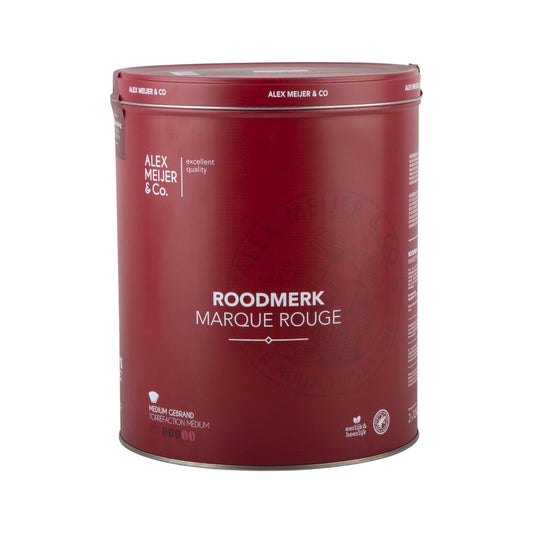 Alex Meijer Roodmerk Gemalen Koffie Snelfiltermaling Blik (2,5 Kilo) - van Alex Meijer - Nu voor maar €52.95 bij Workwear 2 Day