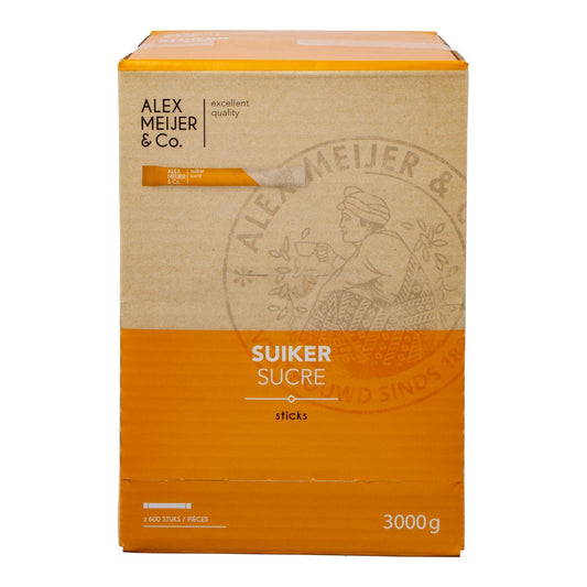 Alex Meijer Suikersticks - Doos 600 stuks x 4 gram - van Alex Meijer - Nu voor maar €17.95 bij Workwear 2 Day