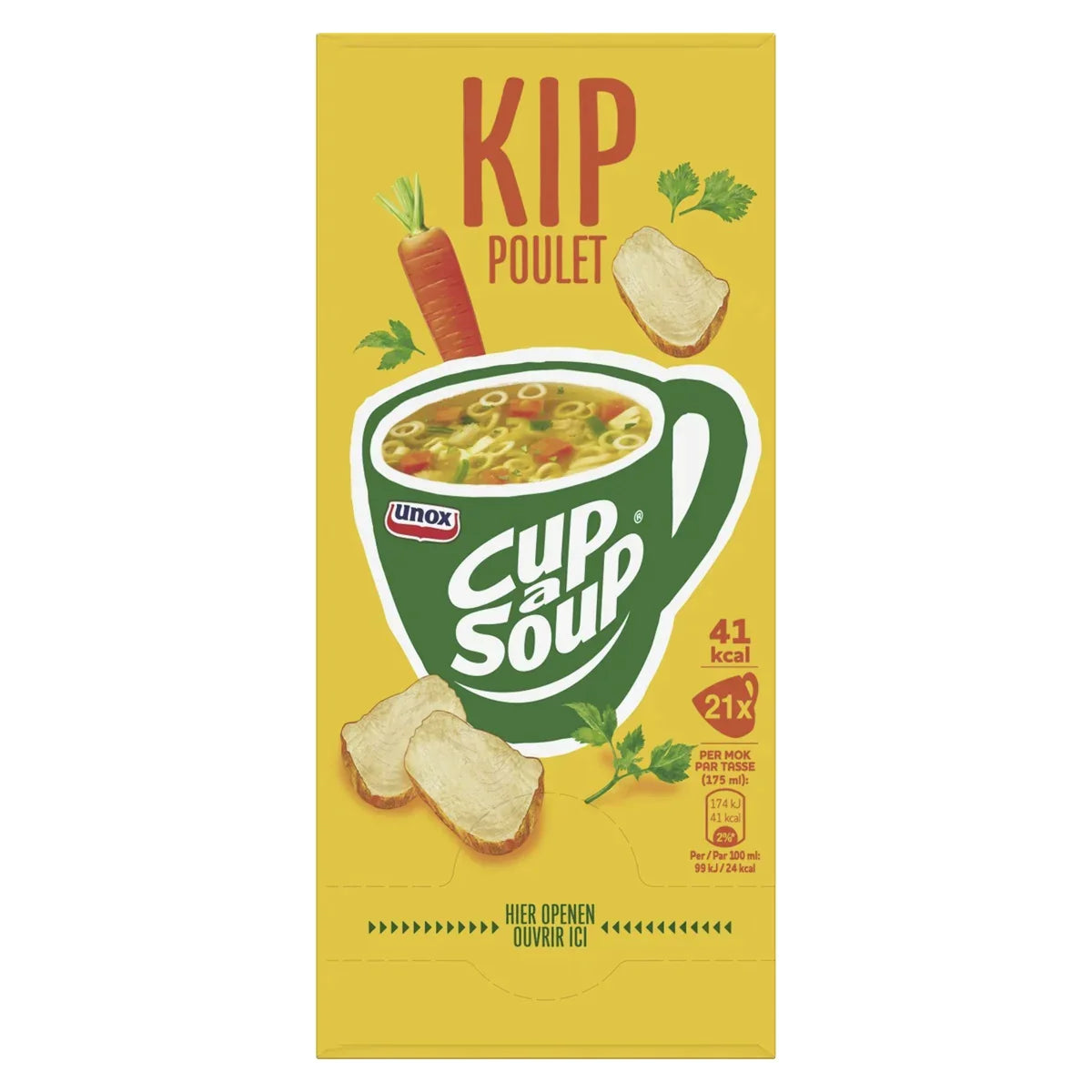 Unox Cup A Soup kip 21x 175ml - van Unox - Nu voor maar €15.95 bij Workwear 2 Day